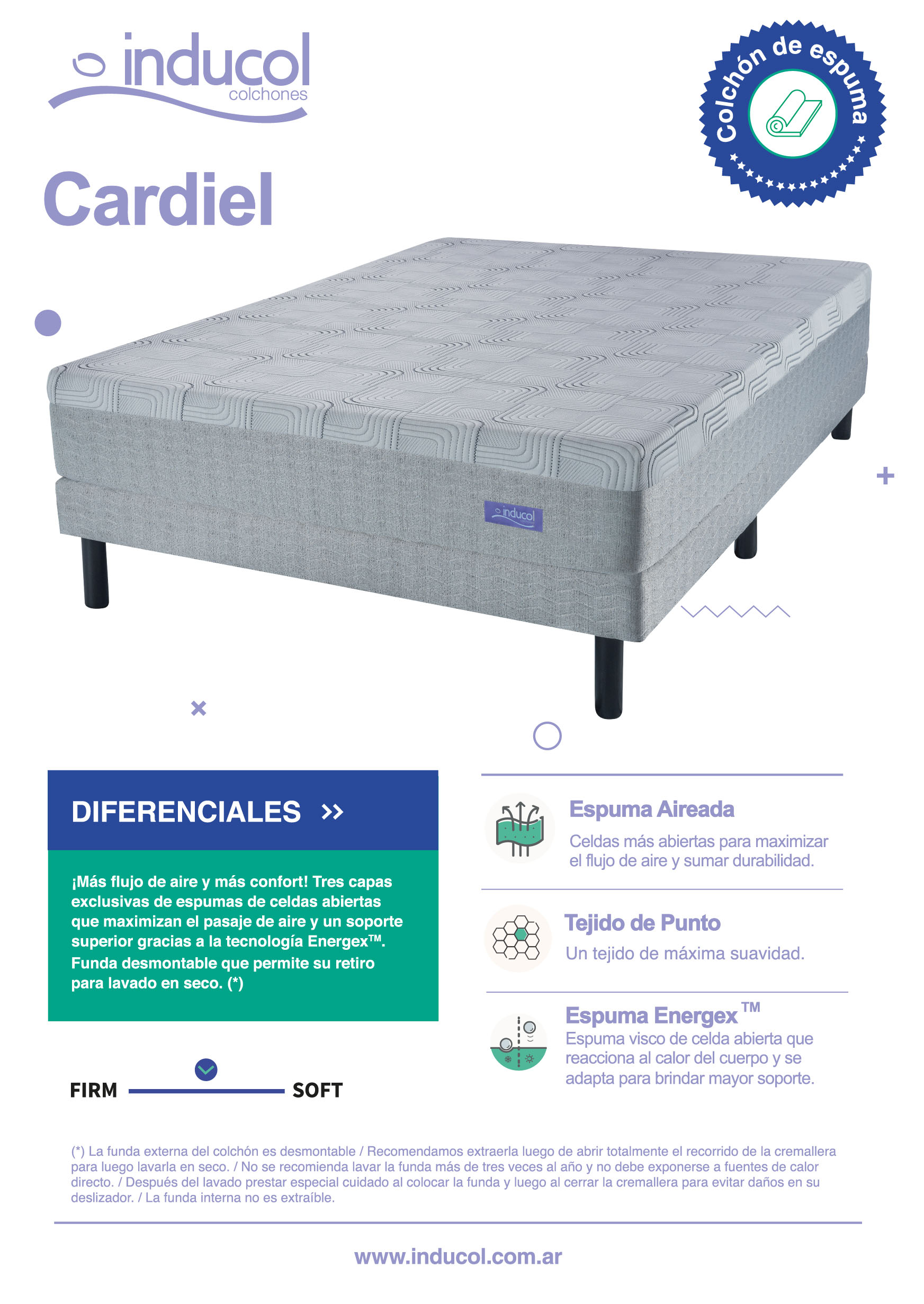COLCHON INDUCOL - CARDIEL 2 PLAZAS - Imagen 8