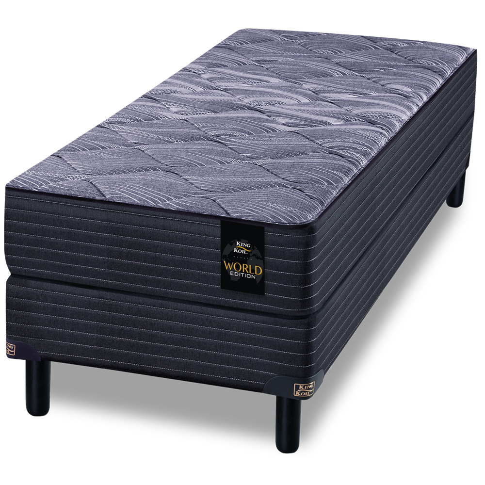 CONJUTNO COLCHON MAS SOMMIER KING KOIL - DEVON 1 y 1 ½ PLAZAS