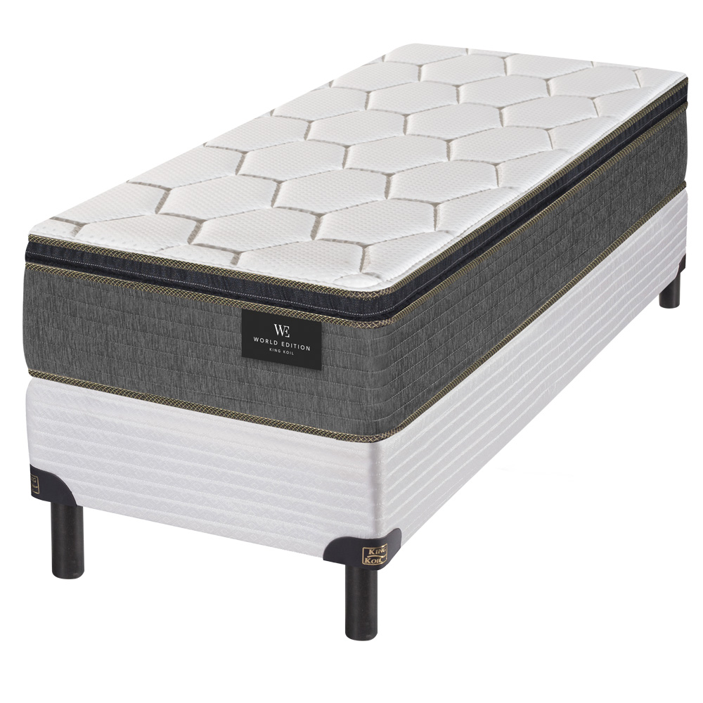 CONJUTNO COLCHON MAS SOMMIER KING KOIL - FINESSE 1 y 1 ½ PLAZAS - Imagen 4