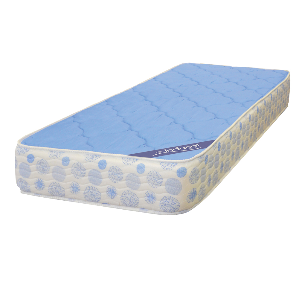 COLCHON INDUCOL - JÚBILO AZUL O FUCSIA 1 y 1 ½ PLAZAS