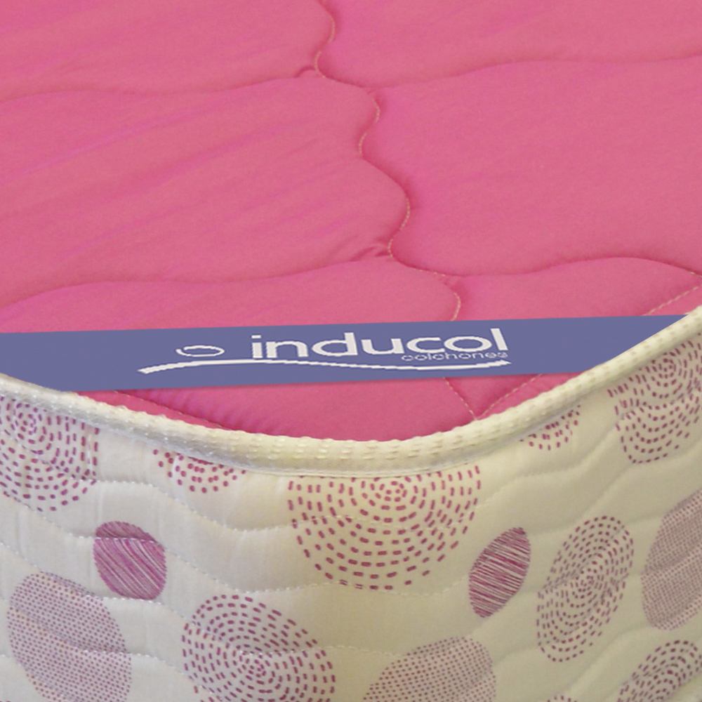 COLCHON INDUCOL - JÚBILO AZUL O FUCSIA 1 y 1 ½ PLAZAS - Imagen 10