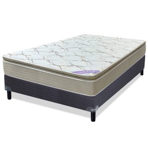 CONJUNTO COLCHON MAS SOMMIER INDUCOL - POCKET EXTRA COMFORT 2 PLAZAS