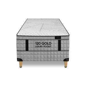 CONJUNTO COLCHON MAS SOMMIER KING KOIL - 120 GOLD LUXURY POCKET 1 y 1 ½ PLAZAS - Imagen 2