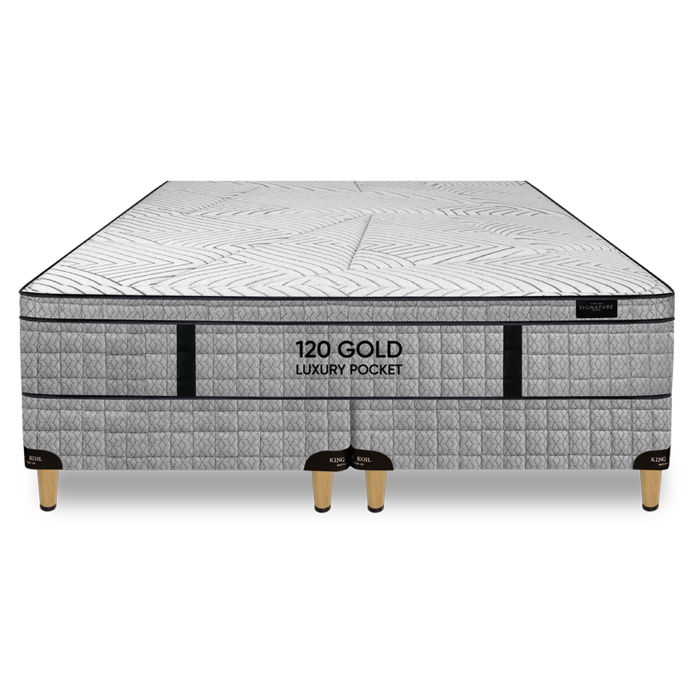 CONJUNTO COLCHON MAS SOMMIER KING KOIL - 120 GOLD LUXURY POCKET QUEEN Y KING - Imagen 3