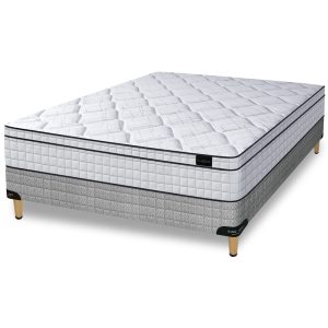 CONJUNTO COLCHON MAS SOMMIER KING KOIL - BRADFORD 2 PLAZAS