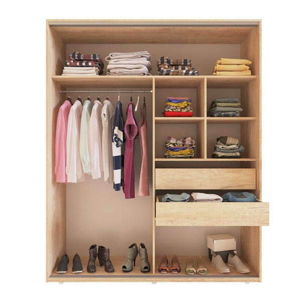 ROPERO DeLos Linea - DL360 (2 PTAS CORRE. 2 CAJON Y STAND.) - Imagen 2