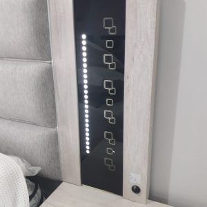 Respaldo NIZA melamina con Tapizado y luces led - Imagen 6