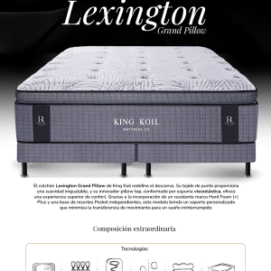 COLCHON KING KOIL - LEXINGTON GRAND PILLOW QUEEN Y KING - Imagen 9