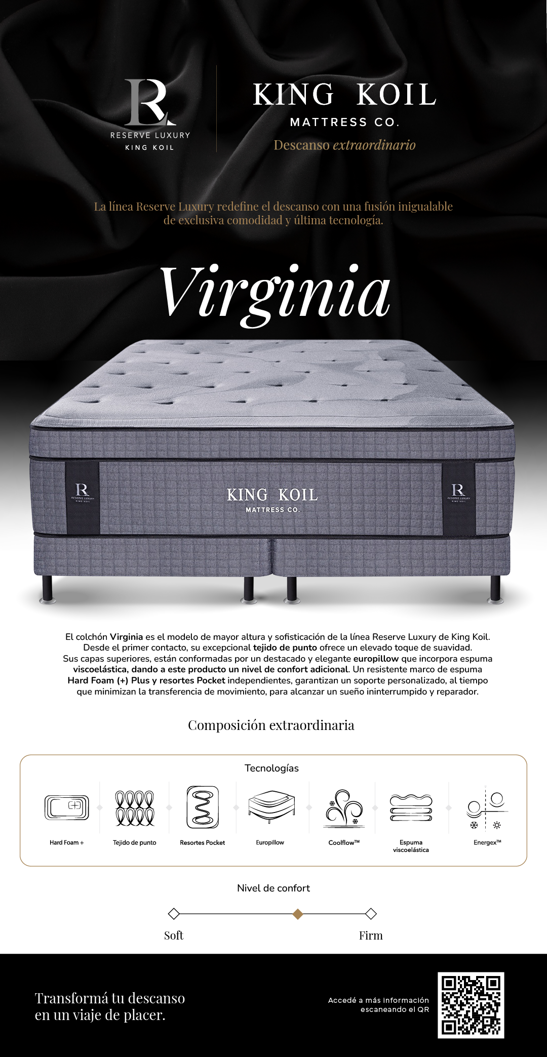 COLCHON KING KOIL - VIRGINIA QUEEN Y KING - Imagen 12