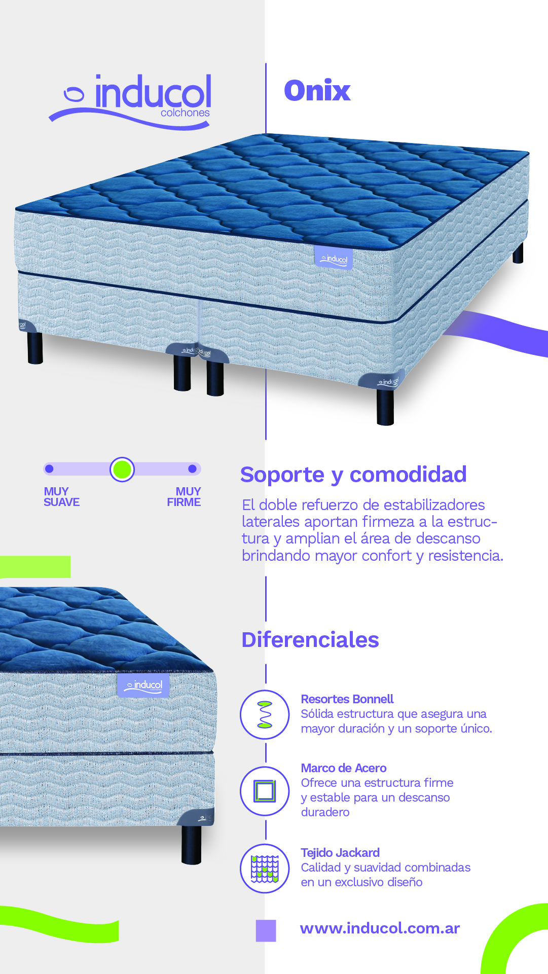 COLCHON INDUCOL - ONIX QUEEN - Imagen 10