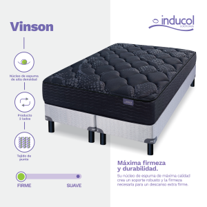 COLCHON INDUCOL - VINSON 1 y 1 ½ PLAZAS - Imagen 7