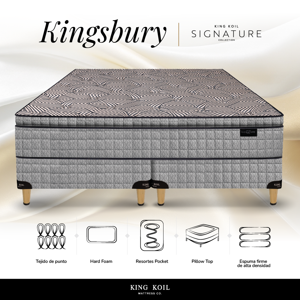 COLCHON KING KOIL - KINGSBURY QUEEN Y KING - Imagen 11