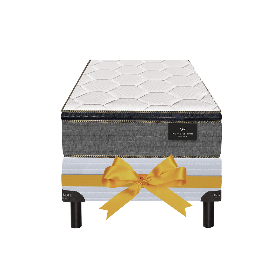 CONJUTNO COLCHON MAS SOMMIER KING KOIL - FINESSE 1 y 1 ½ PLAZAS - Imagen 2
