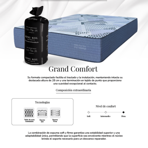 COLCHON EN CAJA - KING KOIL - GRAND COMFORT - Imagen 11