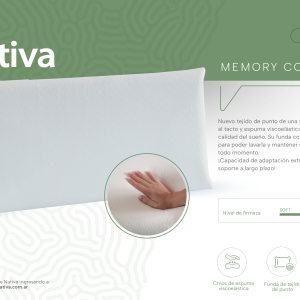 Almohada Viscoelástica Nativa | Memory Compacta - Imagen 9