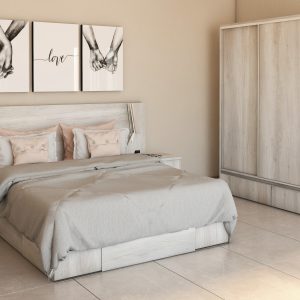 PLACARD RAGAZZO (2 Puertas: 2 Corredizas + 2 Cajones + Con Espejo) - Imagen 16