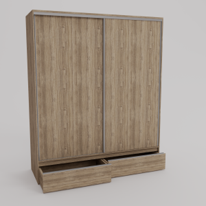 PLACARD RAGAZZO (2 Puertas: 2 Corredizas + 2 Cajones + Con Espejo) - Imagen 27