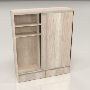 PLACARD RAGAZZO (2 Puertas: 2 Corredizas + 2 Cajones + Con Espejo) - Imagen 15
