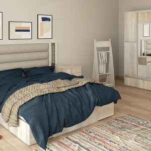 PLACARD RAGAZZO (2 Puertas: 2 Corredizas + 2 Cajones + Con Espejo)