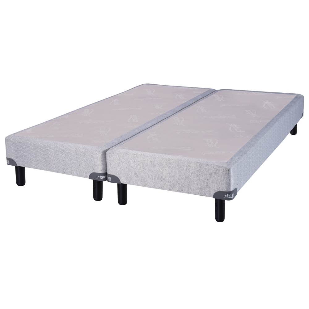 BASE DE SOMMIER INDUCOL GRIS/NEGRO QUEEN Y KING - Imagen 5