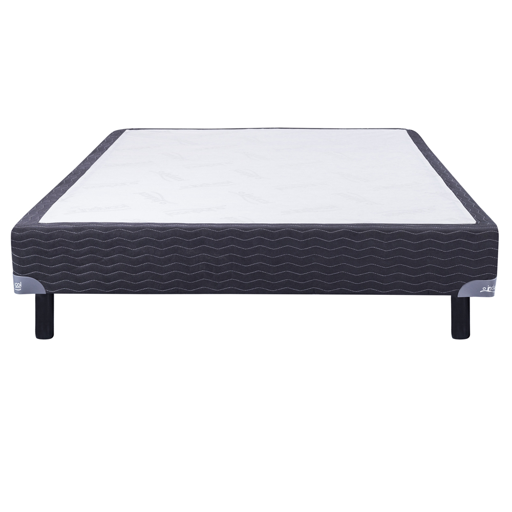 BASE DE SOMMIER INDUCOL GRIS/NEGRO 2 PLAZAS - Imagen 2