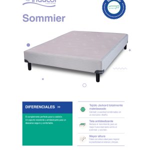 BASE DE SOMMIER INDUCOL GRIS/NEGRO QUEEN Y KING - Imagen 9