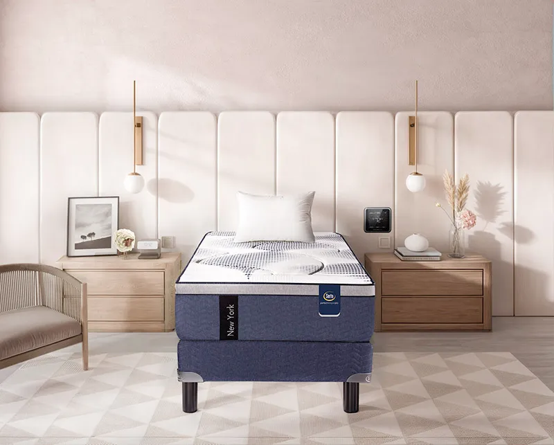 CONJUNTO COLCHON Y SOMMIER SERTA - NEW YORK 1 y 1 1/2 PLAZAS - Imagen 5