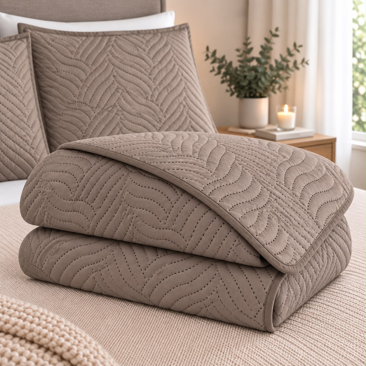 Cubrecama Panamá T&T 100% Microfibra Con Fundas Matelaseado - Imagen 5