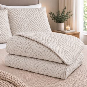 Cubrecama Panamá T&T 100% Microfibra Con Fundas Matelaseado - Imagen 2